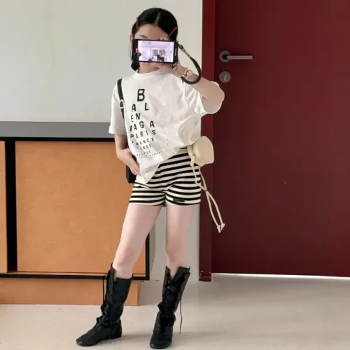 乔伊思童装女童短袖套装2025