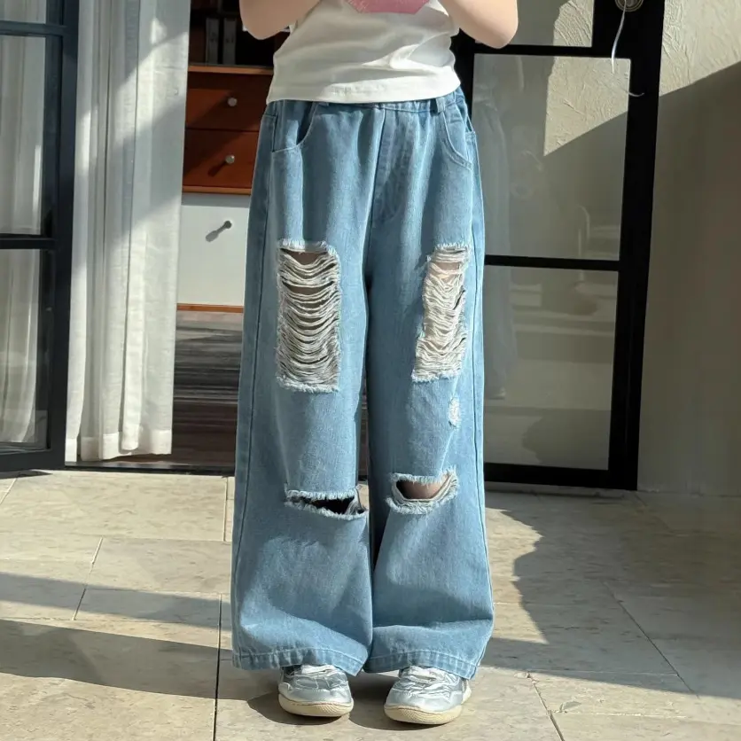 乔伊思童装女童牛仔裤夏季新款