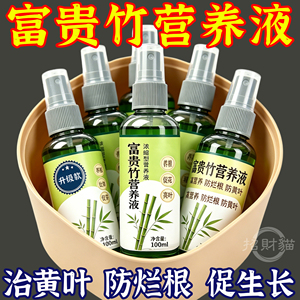 富贵竹专用营养液水培治黄叶促生根转运竹观音竹家用盆栽通用肥料