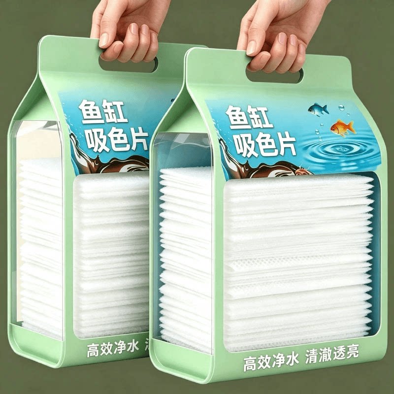 鱼缸吸色片｜告别沉木黄水
