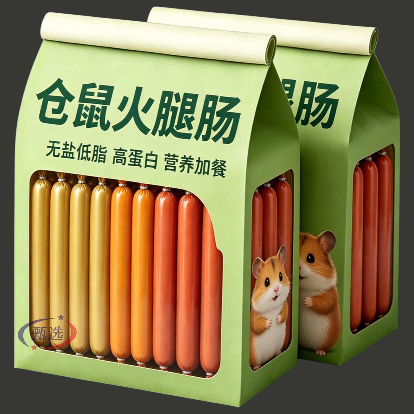 仓鼠小香肠营养增肥零食金丝熊花枝鼠蜜袋鼯高蛋白宠物食物火腿肠