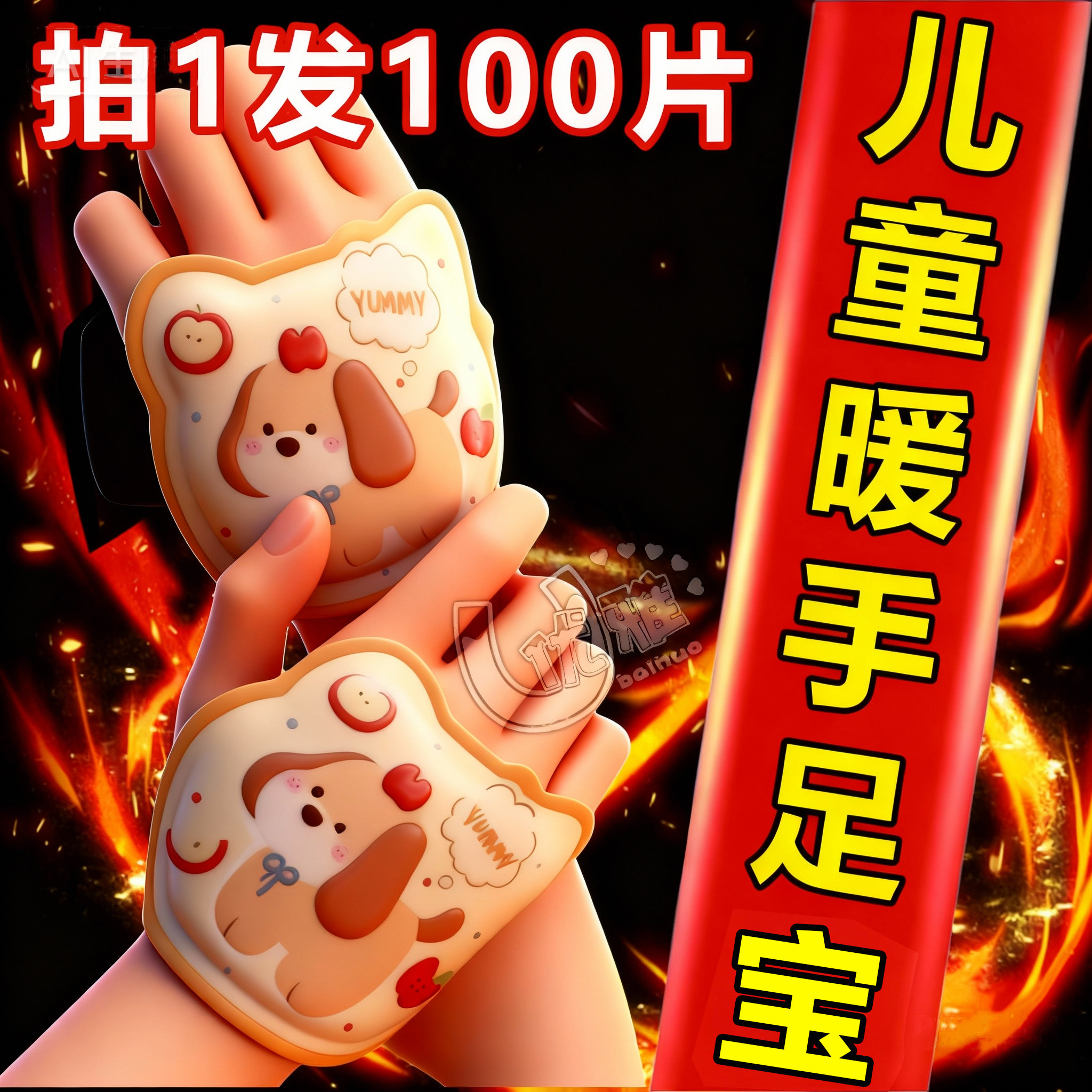 穿戴式暖手宝贴学生专用自发热暖宝宝冬季手冷神器手握暖宝宝学习