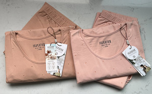 花系女士新款舒暖拉架棉93261圆领内衣秋衣秋裤打底套装