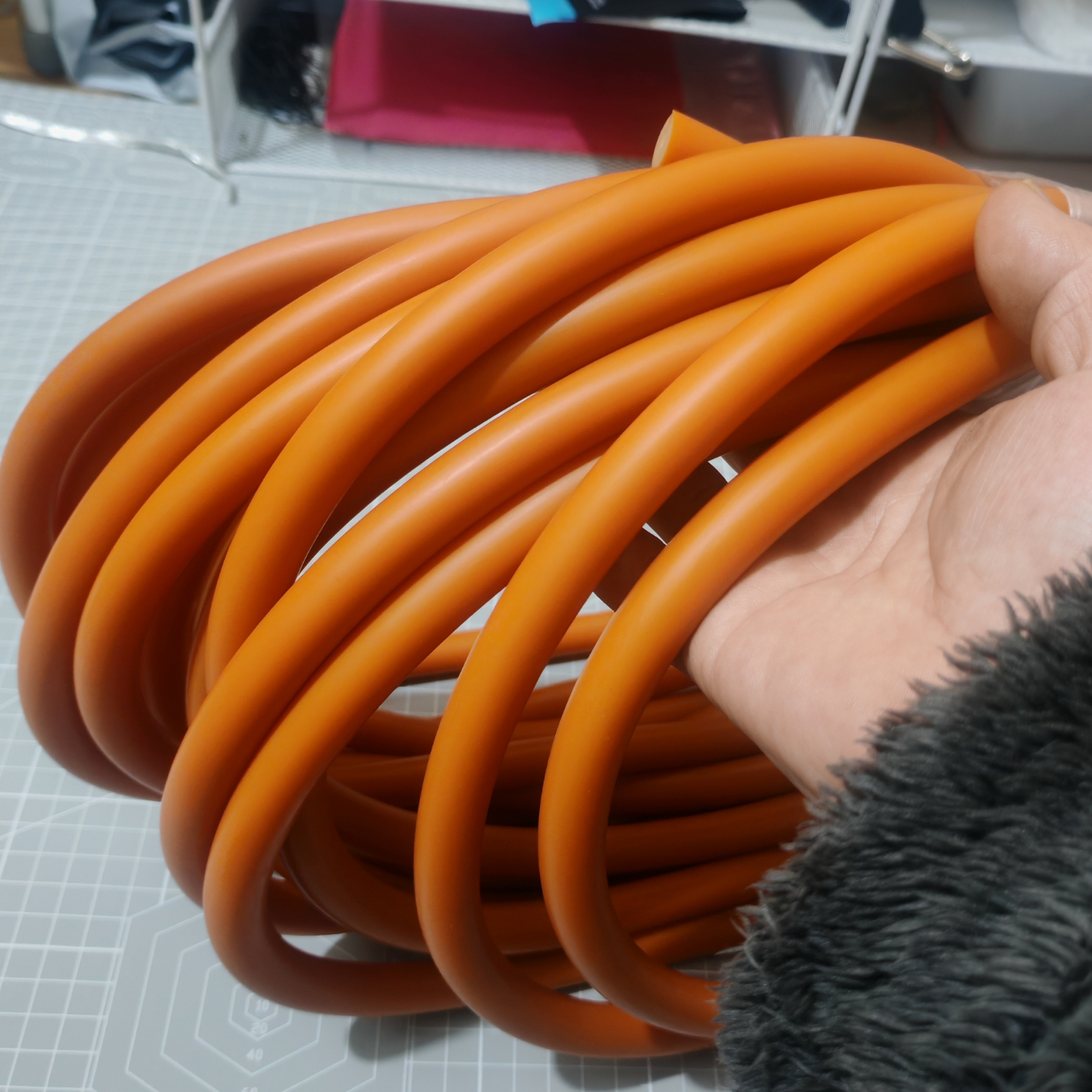 加强型30140乳胶管加粗加长鱼枪皮筋高弹抗拉暴力健身超弹乳胶绳