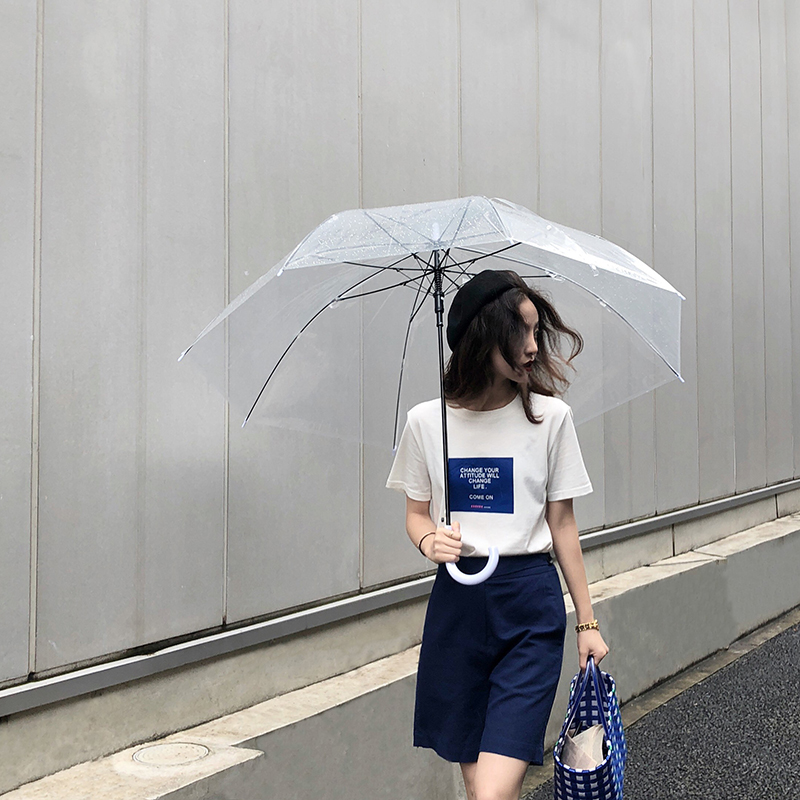 FFAN泛泛 纯棉印花字母tee 基础百搭夏季新款短袖T恤女字母印花T