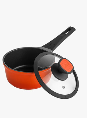 康宁 奶锅18cm带盖婴儿辅食锅1.8L家用单柄不粘奶锅PL-SP18C/KZ