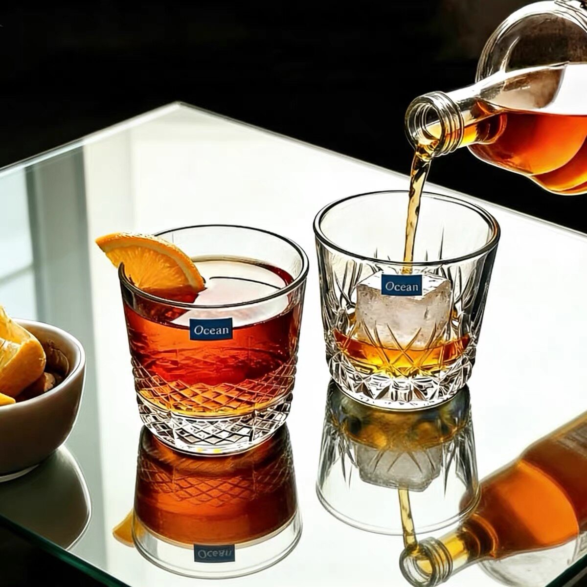 威士忌啤酒杯洋酒杯牛奶杯果汁杯