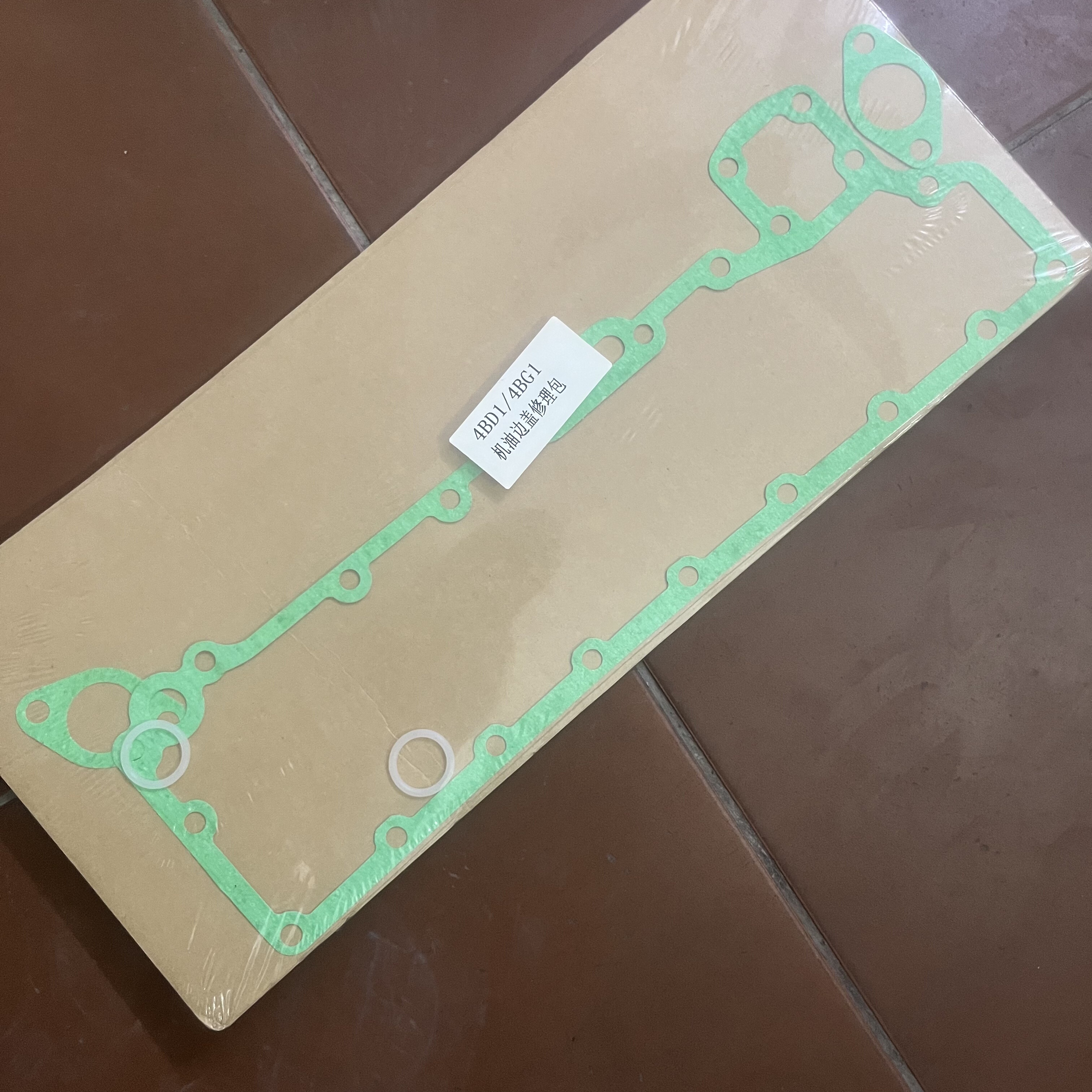 挖掘机配件住友日立4BD1 4BG1机油边盖修理包散热器垫片纸 边盖垫
