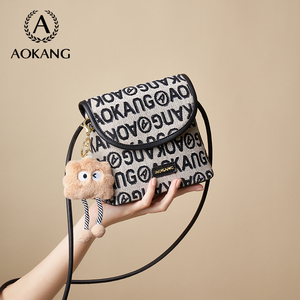 奥康手机包2026新款女包高级斜挎包女款通勤单肩包上班杂物小拎包