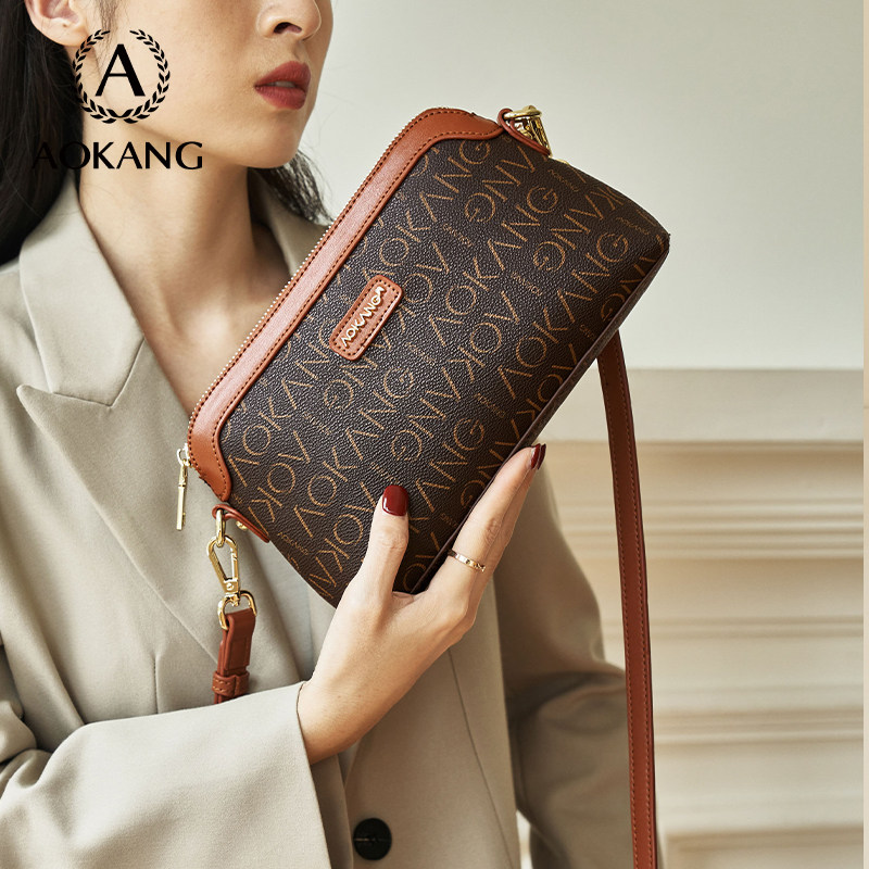 奥康单肩包女2025新款包包腋下包轻奢妈妈包女士百搭斜挎小方包潮,箱包皮具/热销女包/男包,腋下包,淘宝优惠券,粉丝福利购,淘宝优惠卷