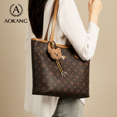 奥康托特包女2026新款 包包高级感单肩包大容量老花通勤包手提大包