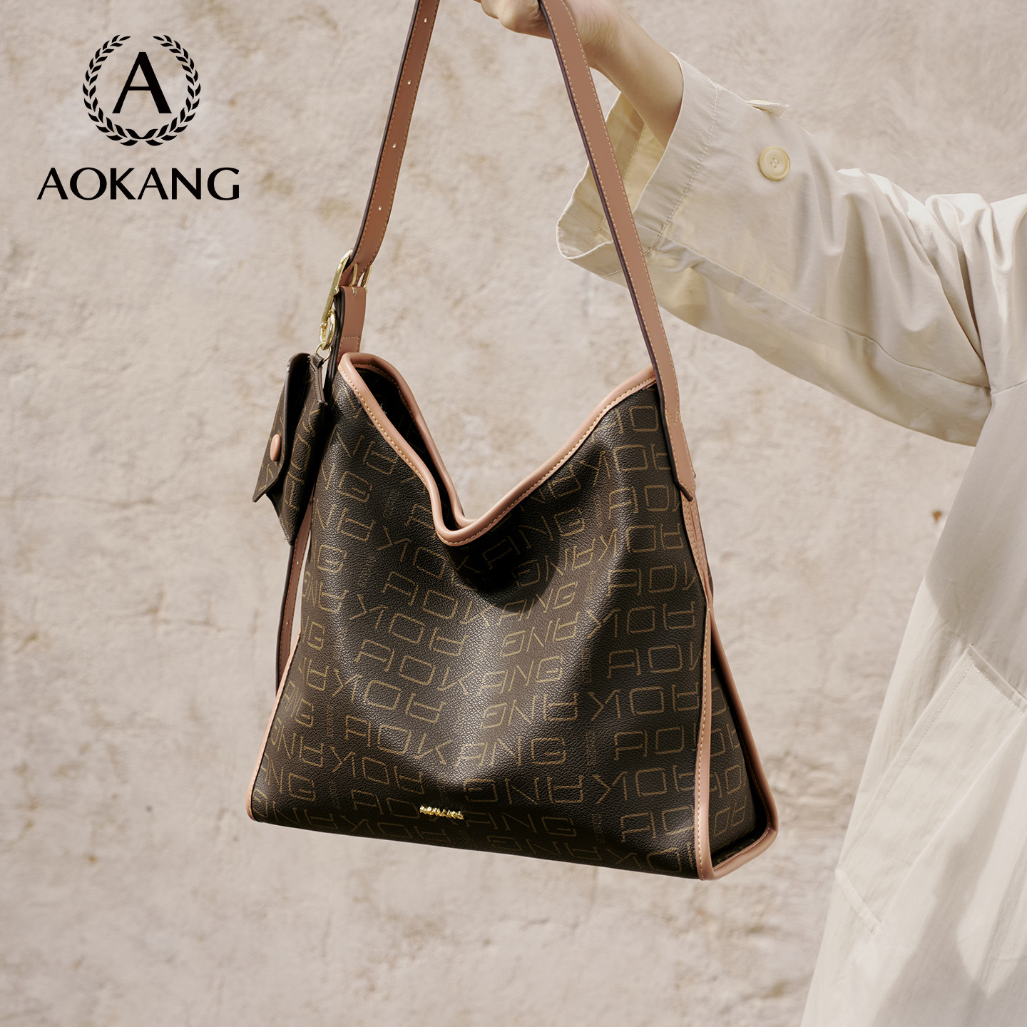 奥康托特包2026新款包包通勤单肩包女2025大容量手提包斜挎hobo包,箱包皮具/热销女包/男包,通用款女包,淘宝优惠券,粉丝福利购,淘宝优惠卷