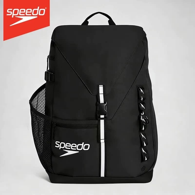 Speedo速比涛双肩包手提泳包大容量单肩桶包便携游泳装备游泳包