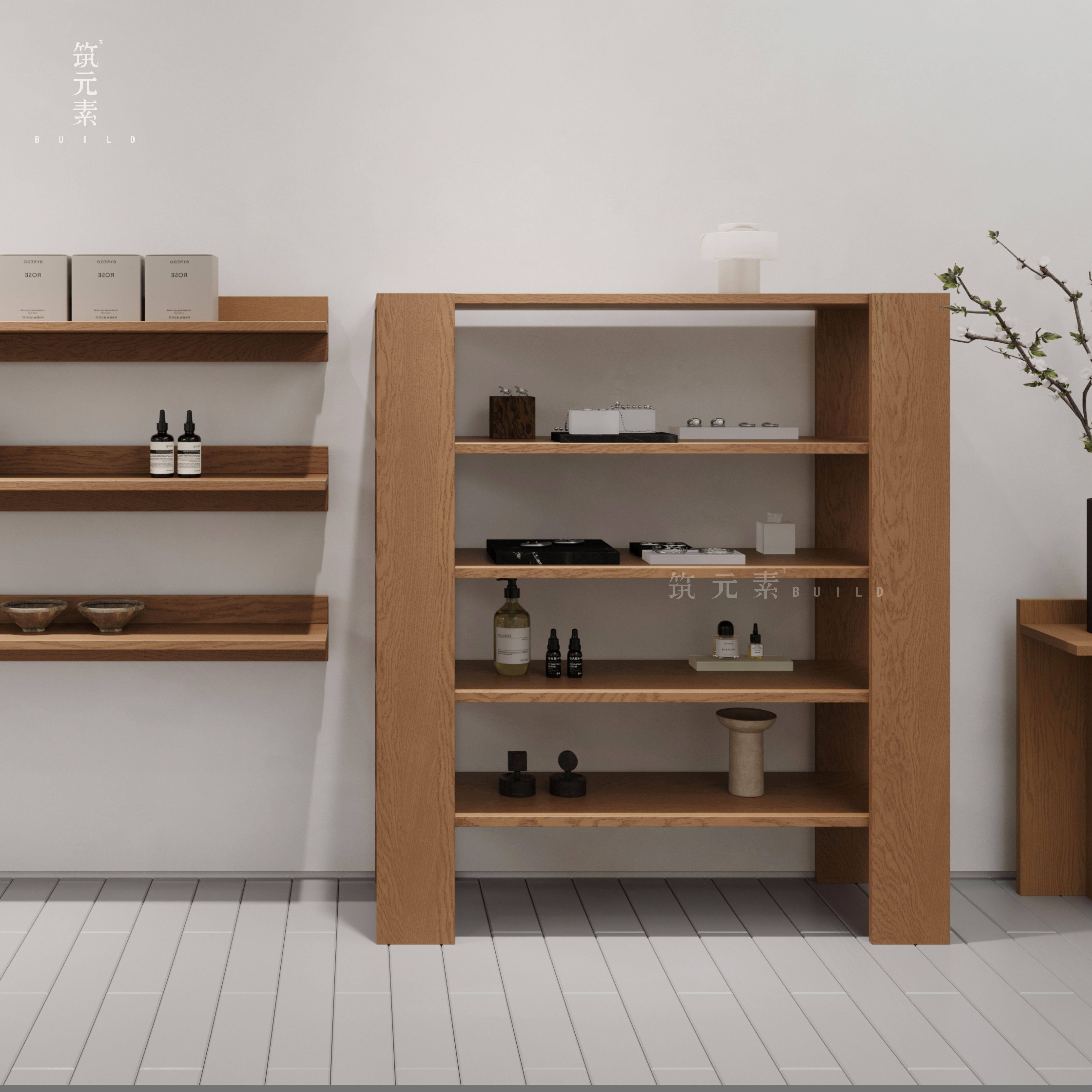 现代层柜中岛柜边柜产品陈列柜木质收纳柜网红多功能鞋包展示柜