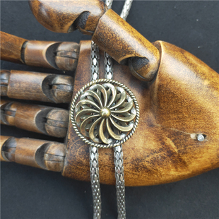 金属链长款项链潮男波洛领带休闲复古手工原创配饰领绳免打毛衣链