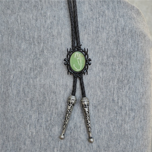 A01B1C87波洛领带生美式商务领带石领带白色衬衣黑色西服配饰