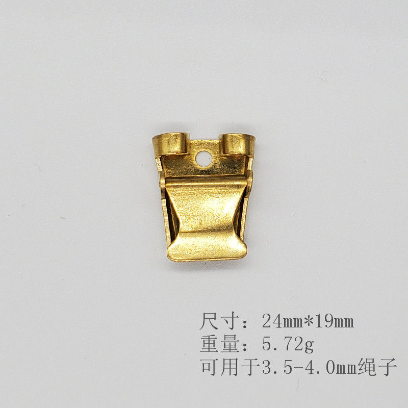 纯铜波洛领带金属diy组装零件