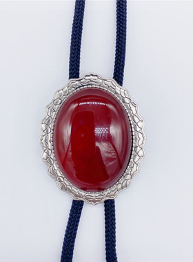 婚宴伴郎团新郎结婚男生喜庆红色猫眼衬衣挂绳英伦风BOLO TIE领带