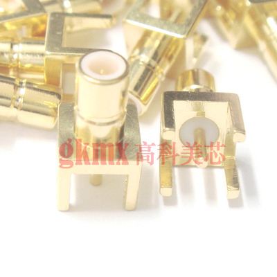 高科美芯 射频连接器SMB-JE 180度直脚 圆孔 同轴连接器 4元/PCS