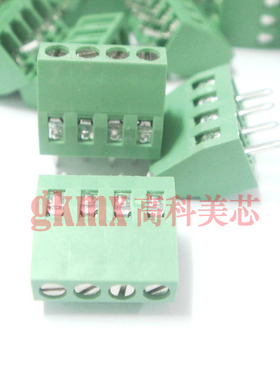 高科美芯 连接器 接线端子DG308-4芯 2.54MM间距直插 1.8元