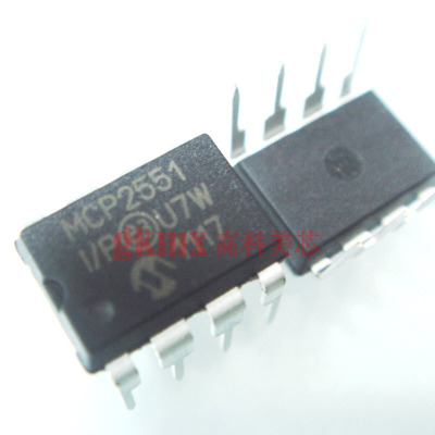 高科美芯集成电路单片机MCP2551-I/P DIP8CAN总线收发器7.5元/PCS