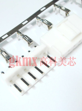 接插件白色插座VH3.96-6TS 6芯 6PIN直脚间距3.96MM 10套8元