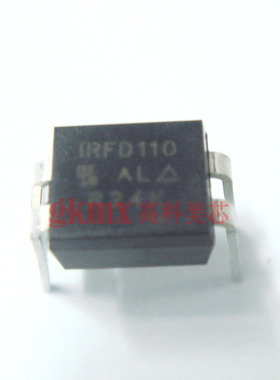 IRFD110PBF N沟道 MOSFET晶体管 2A 100V 双漏极、单 高科美芯