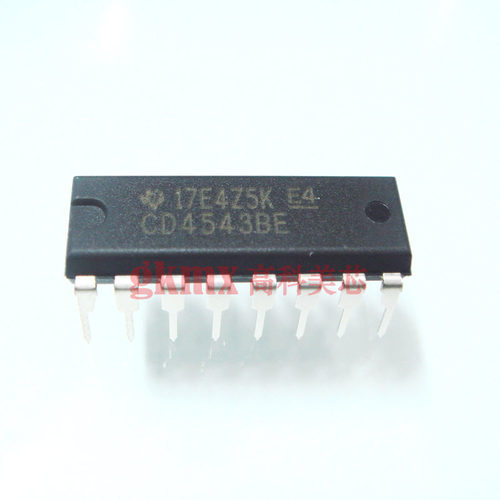 集成电路CD4543BE DIP16 LCD译码器驱动器 CMOS  直插 2元/PCS