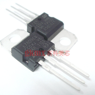 高科美芯 三端稳压三极管L7809CV TO220直插 正电压 正 10个