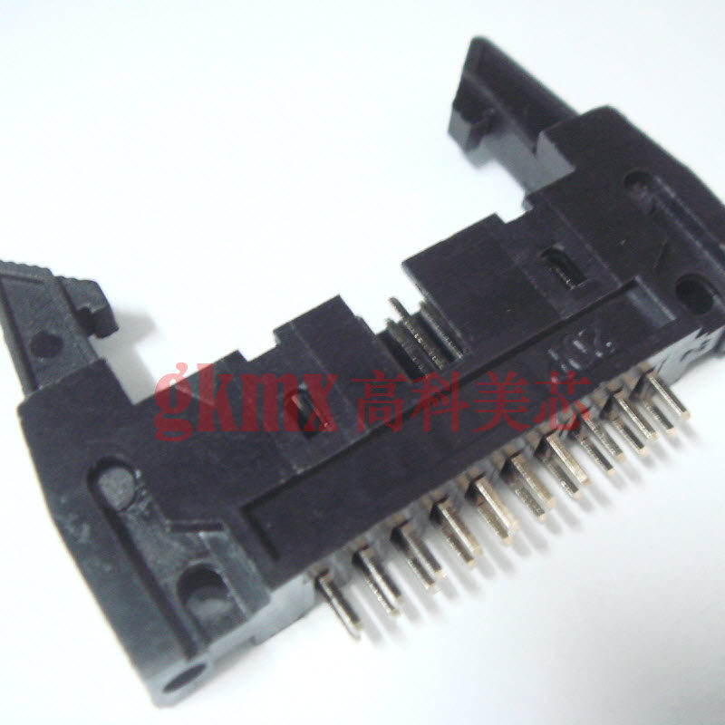 牛角插座接插件DC2-20芯 20PIN直针 间距2.54mm 10元10个