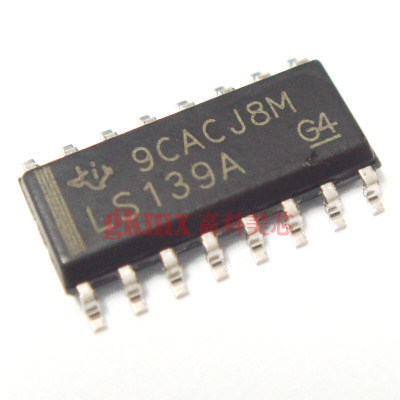 TI集成电路74LS139A 3.9MM SOP16贴片 路解码器/解复用器 2.2元