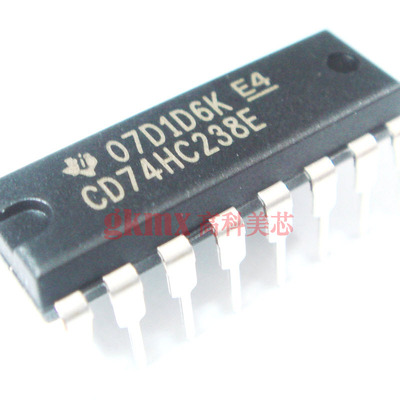 集成电路CD74HC238E,DIP16 CMOS逻辑器件 3.5元/PCS