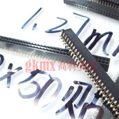 4元 高科美芯双排座2X50贴片母座100芯 100PIN弯针间距1.27mm PCS