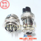 GX螺纹航空插头GX16 5A直径16mm 5TS 高科美芯 5PIN 5芯 1套5.5元