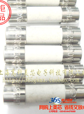 高科美芯 力特陶瓷保险丝保险管T6.3A 250V 6300mA无脚5X20mm