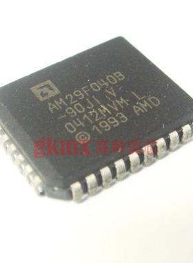 高科美芯 集成电路 AM29F040B-90JI PLCC32 快闪记忆体 11元/PCS