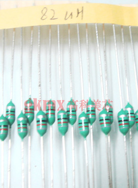 色环电感色码电感TCALN0307-820K 82UH 10% 3*7 3x7mm 100个10元