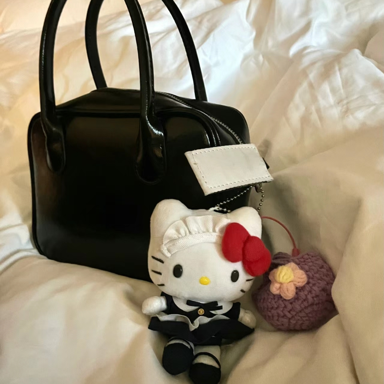 女仆凯蒂猫可爱包包挂件