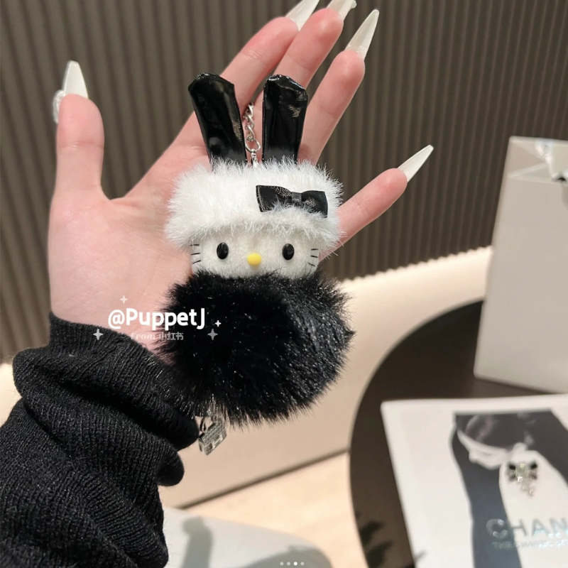 兔女郎头kitty挂件哈喽包