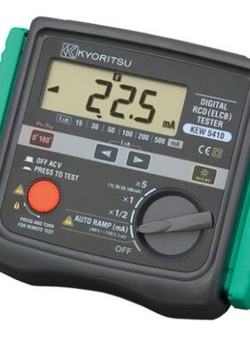 日本KYORITSU克列茨共立KEW5410漏电开关测试仪三相RCD跳闸时间