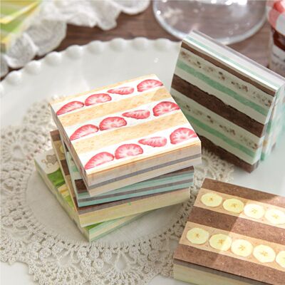 叮叮蛋糕坊系列白牛皮纸便签本