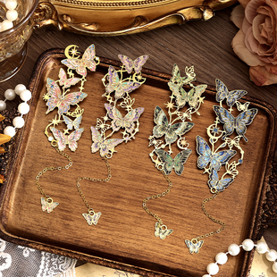 复古蝴蝶镂空金属书签ins风高颜值书签纪念品学生送朋友生日礼物