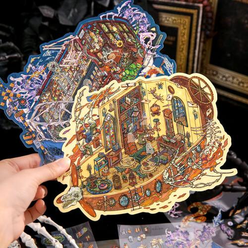 纸先生溯骨远行系列造景贴纸