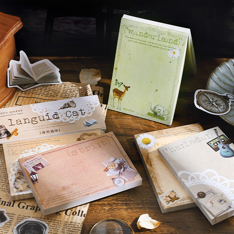 信的恋人神秘启示录系列便签本复古古典留言记事手帐装饰素材纸