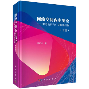 网络空间内生安全——拟态防御与广义鲁棒控制 下册 网络与数据通信书籍kx