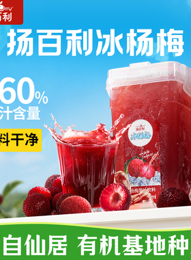 【曹颖甄选】扬百利仙居杨梅汁380ml*6瓶饮料果汁饮品