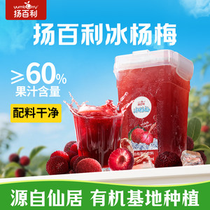 扬百利仙居杨梅汁380ml*6瓶饮料果汁饮品酸梅汤儿童孕妇果蔬汁