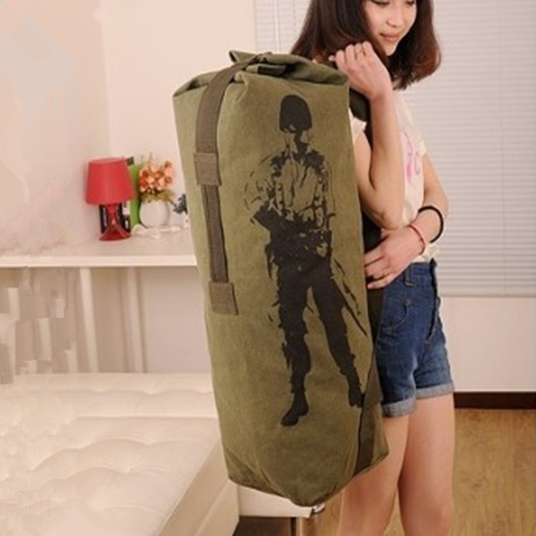 潮男包户外野营登山包帆布双肩包水桶包旅行包城市行囊背包,箱包皮具/热销女包/男包,双肩背包,淘宝优惠券,粉丝福利购,淘宝优惠卷