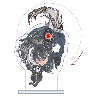 饰摆件收藏谷子送礼物 明日方舟周边同人自制望亚克力旋转立牌装