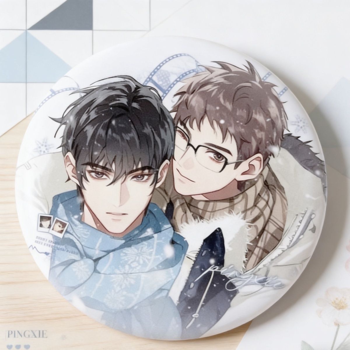 盗墓笔记张起灵吴邪吧唧徽章